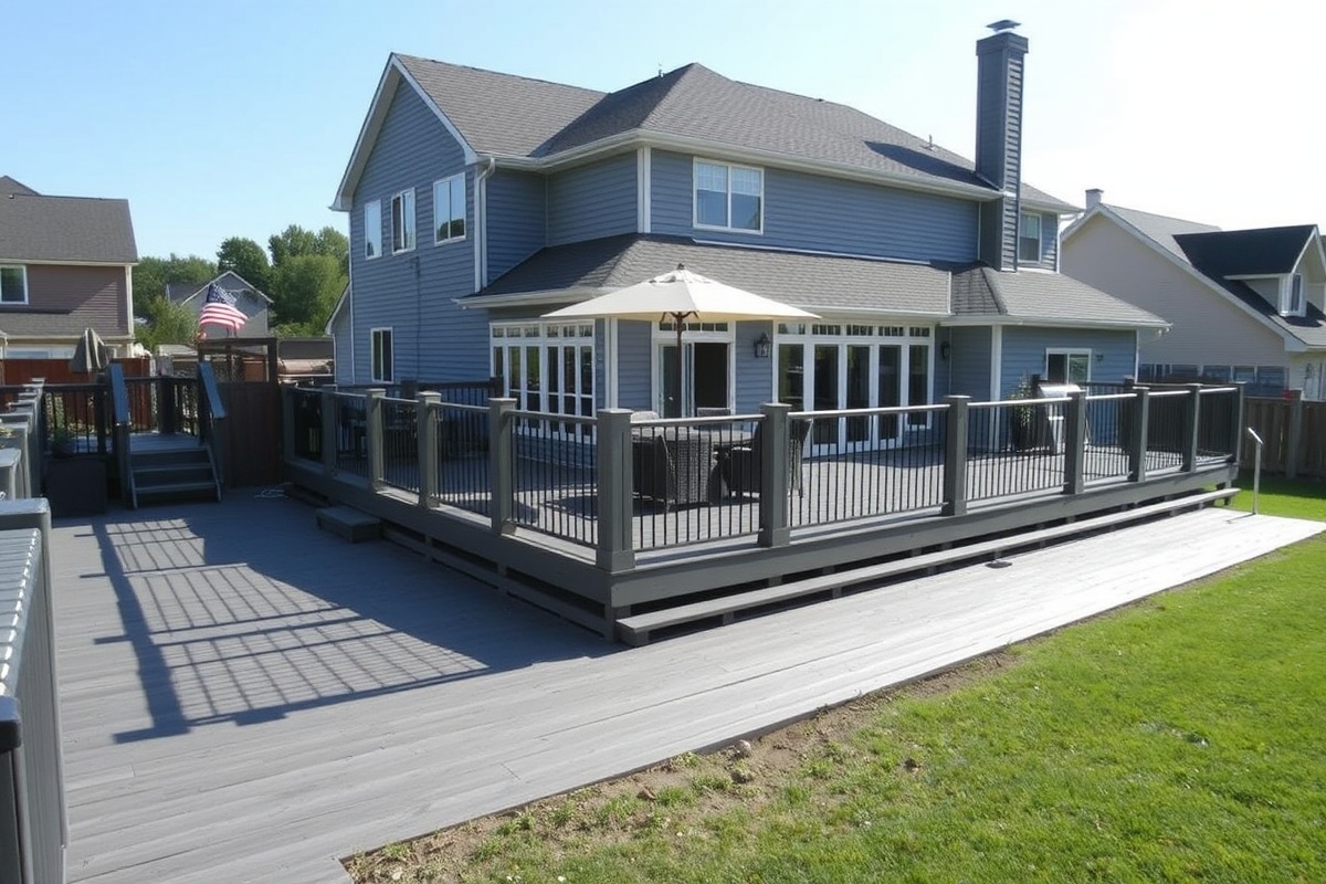 lowes grey composite decking