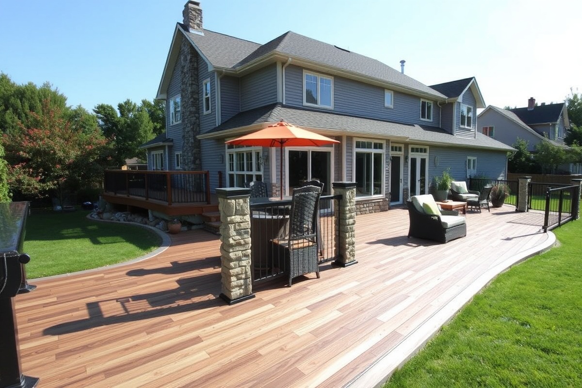 lumber rock composite decking