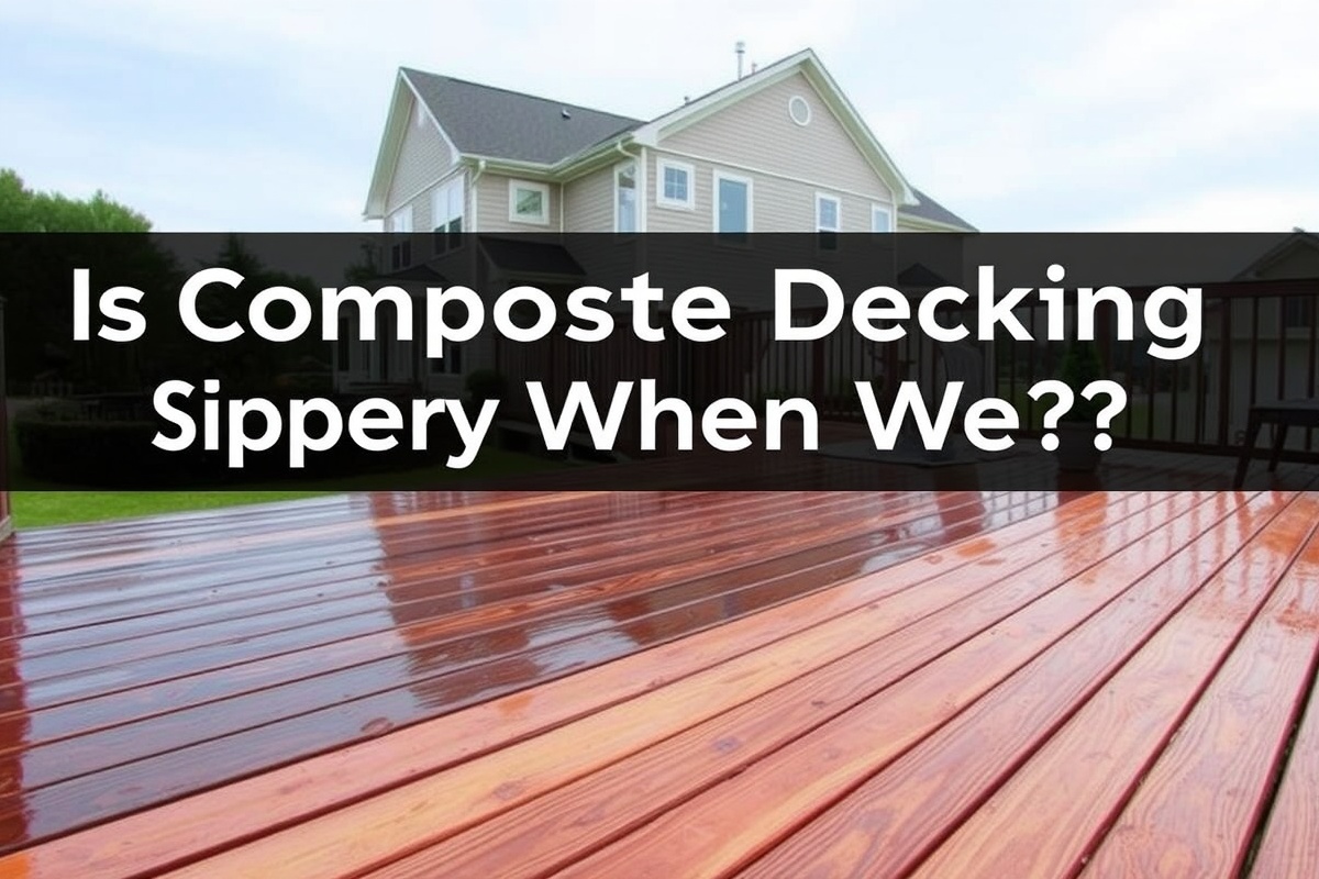 Maintaining Safety: Is Composite Decking Slippery When Wet?