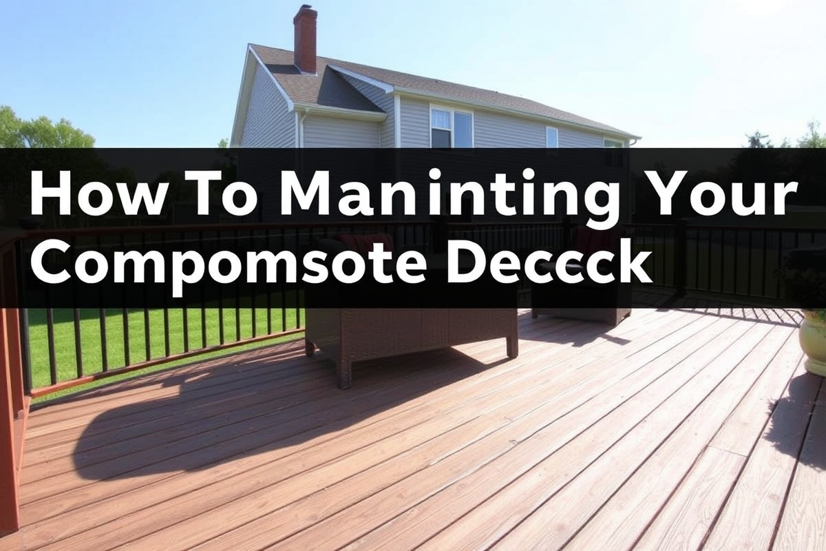 Maintaining Your Composite Deck: Cleaning Tips and Tricks