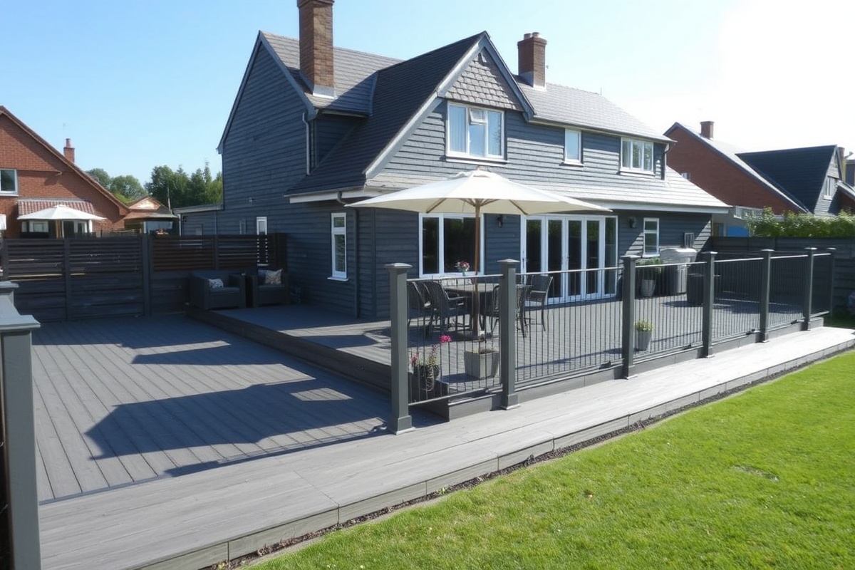 maritime grey composite decking