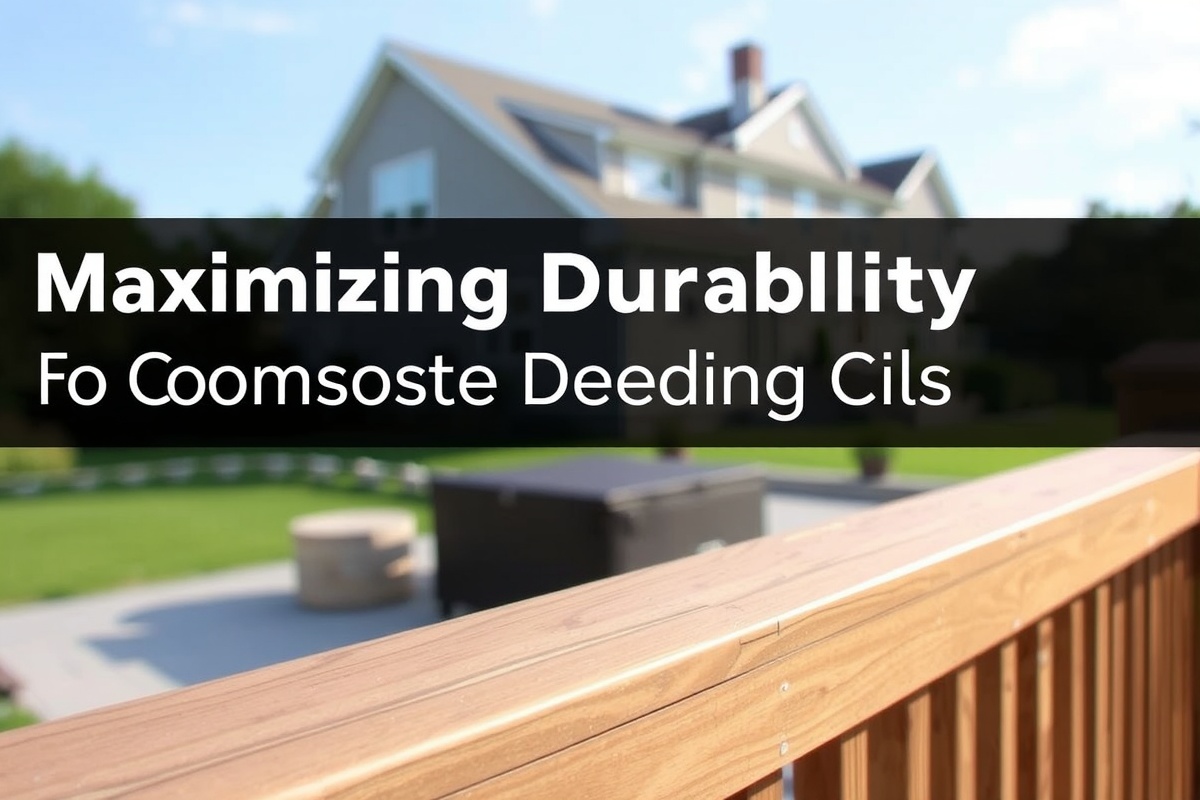 Maximizing Durability: Tips on How to Use Composite Decking Clips