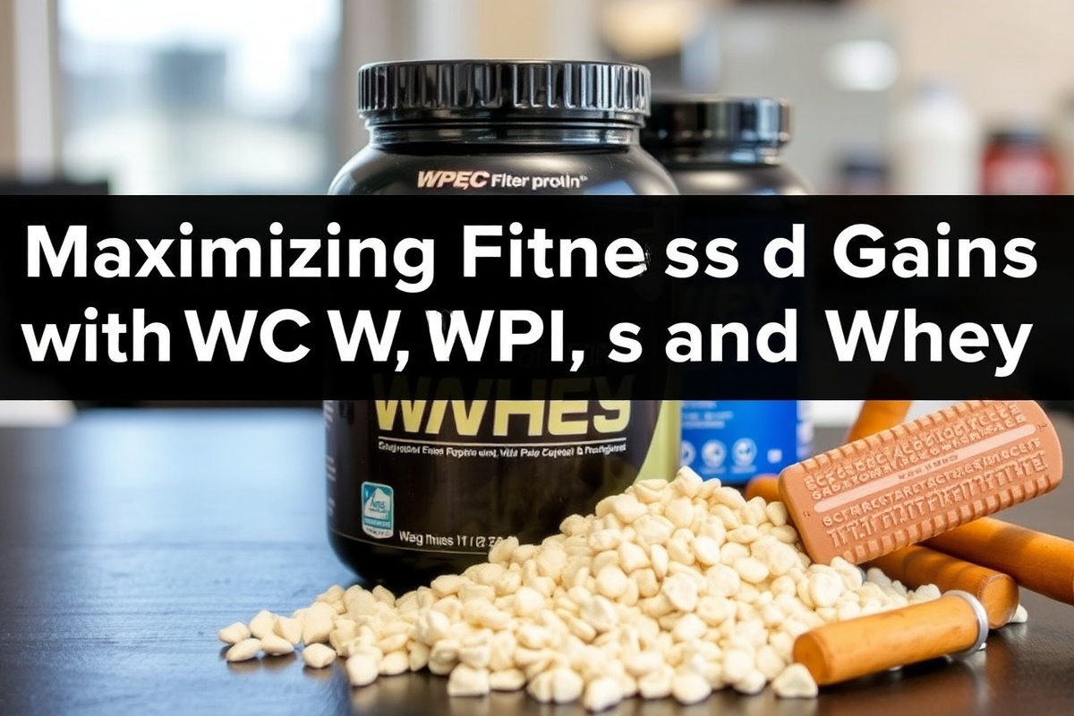 Maximizing Fitness Gains with WPC, WPI, and Whey Protein