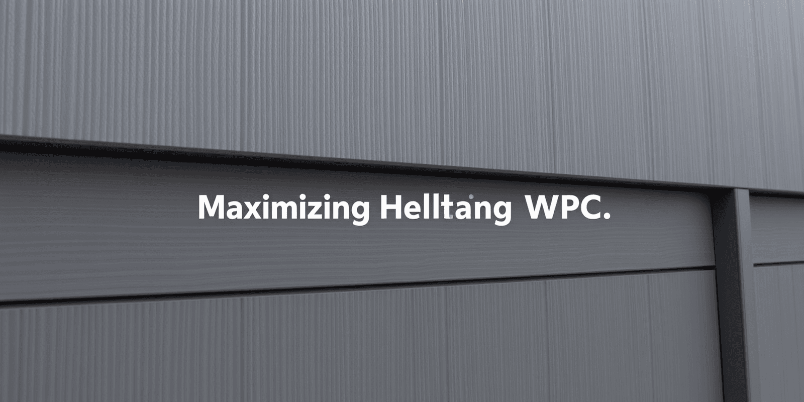 Maximizing Haltbarkeit WPC Durability: Tips and Best Practices