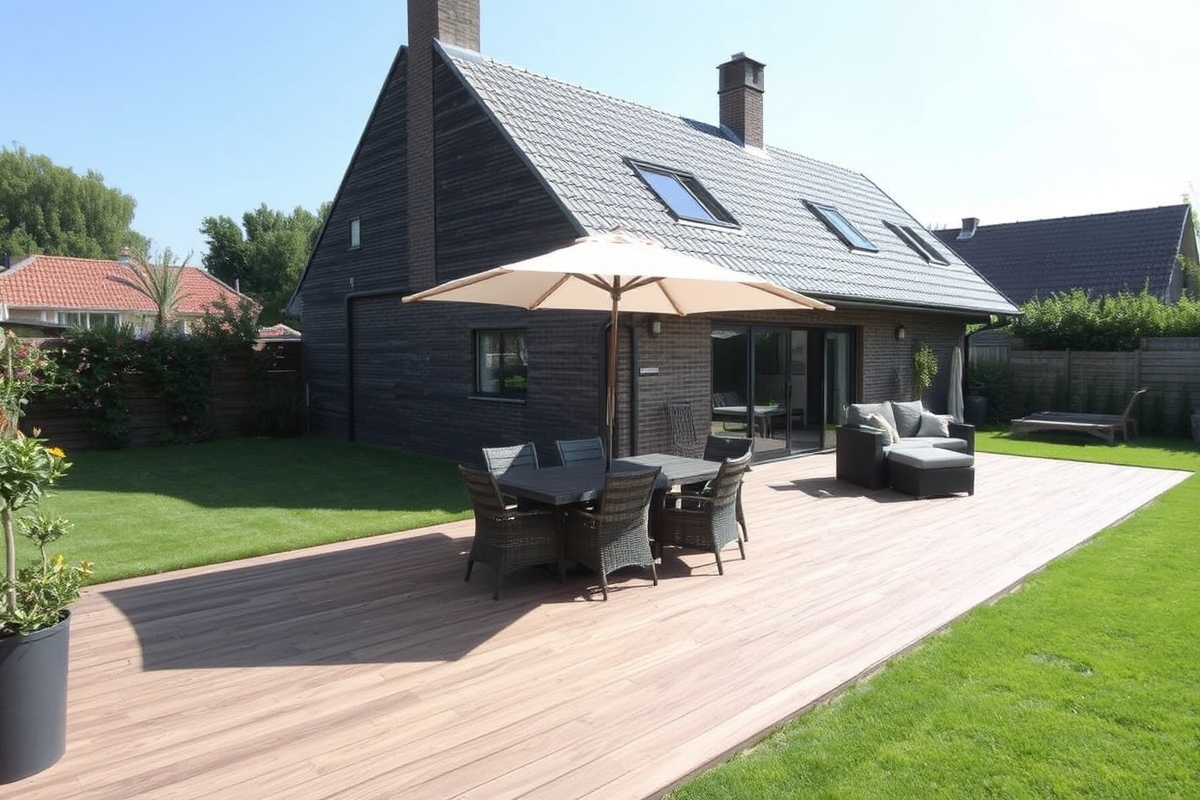 Maximizing Outdoor Areas with 250 cm Long WPC Decking