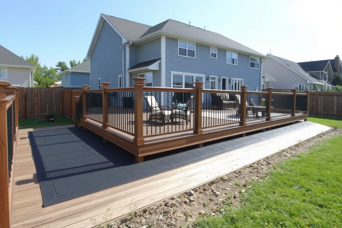 Maximizing Outdoor Spaces with Composite Decking Over Waterproof Membrane