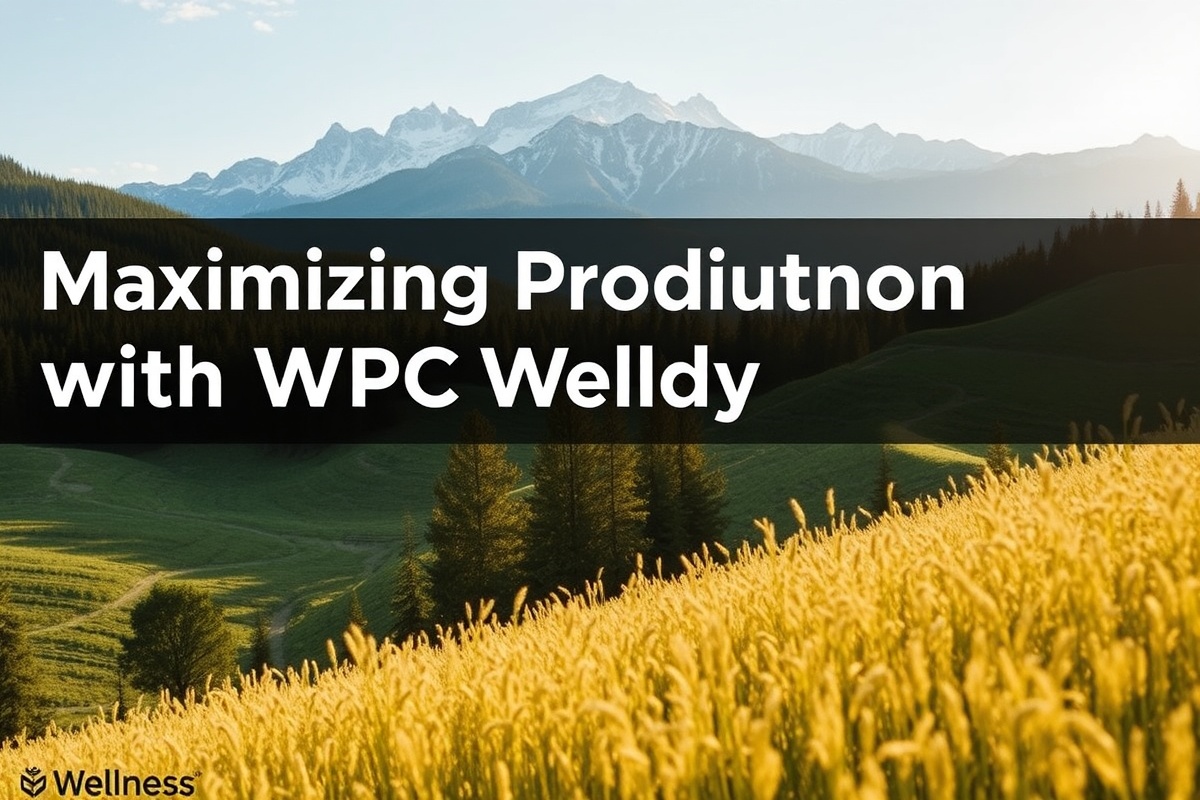 Maximizing Productivity with WPC Wellness: A Case Study