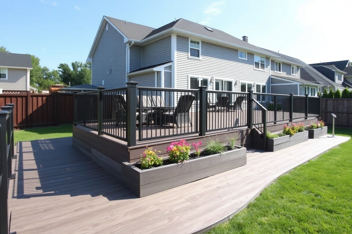 Maximizing Space with Composite Decking Planters