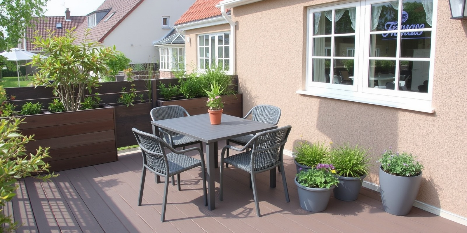 Maximizing Space with Terrasse mit WPC Gestaltung