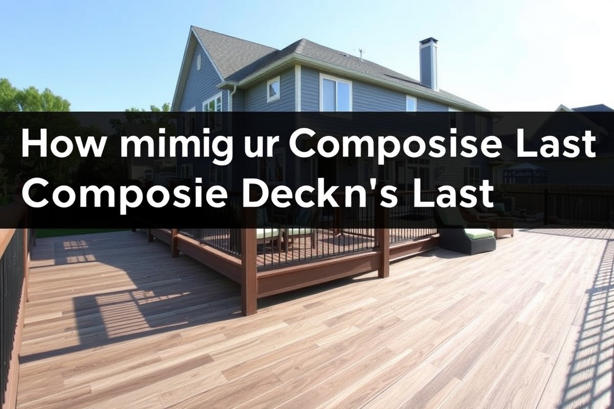 Maximizing Your Composite Deck's Lifespan: How Long Should Composite Decking Last?