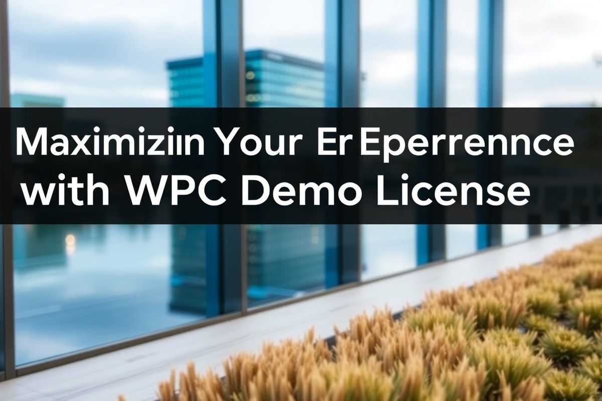 Maximizing Your Experience with WPC Demo License