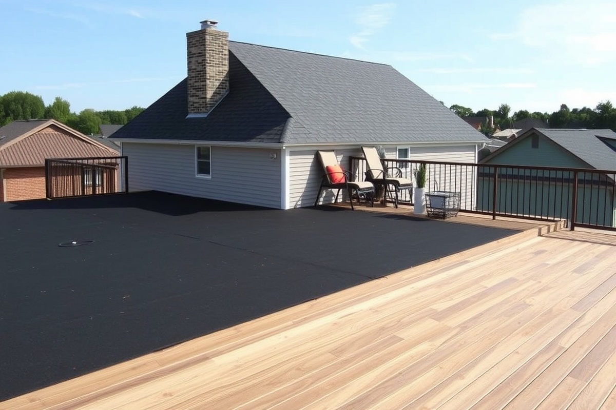 Maximizing Your Roof Space with Composite Decking Over Rubber Roof