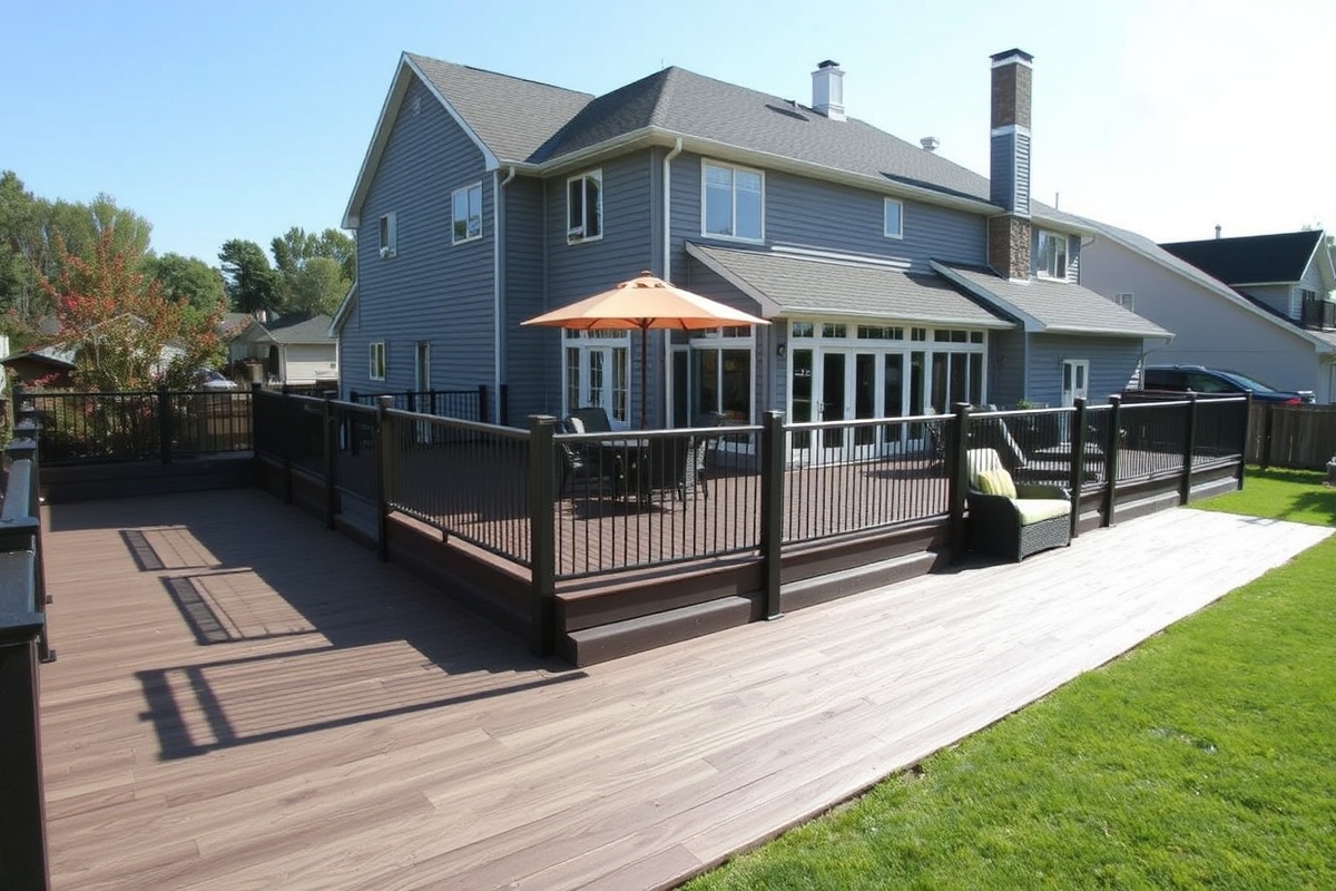 mid range composite decking