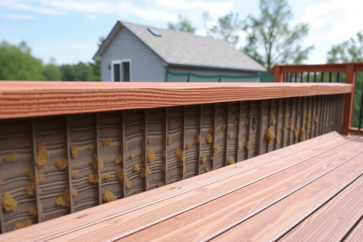 mildew on composite decking