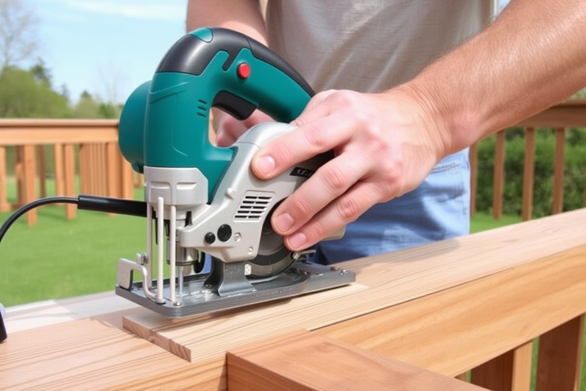 Precision Cutting Techniques for Composite Decking Using a Jigsaw