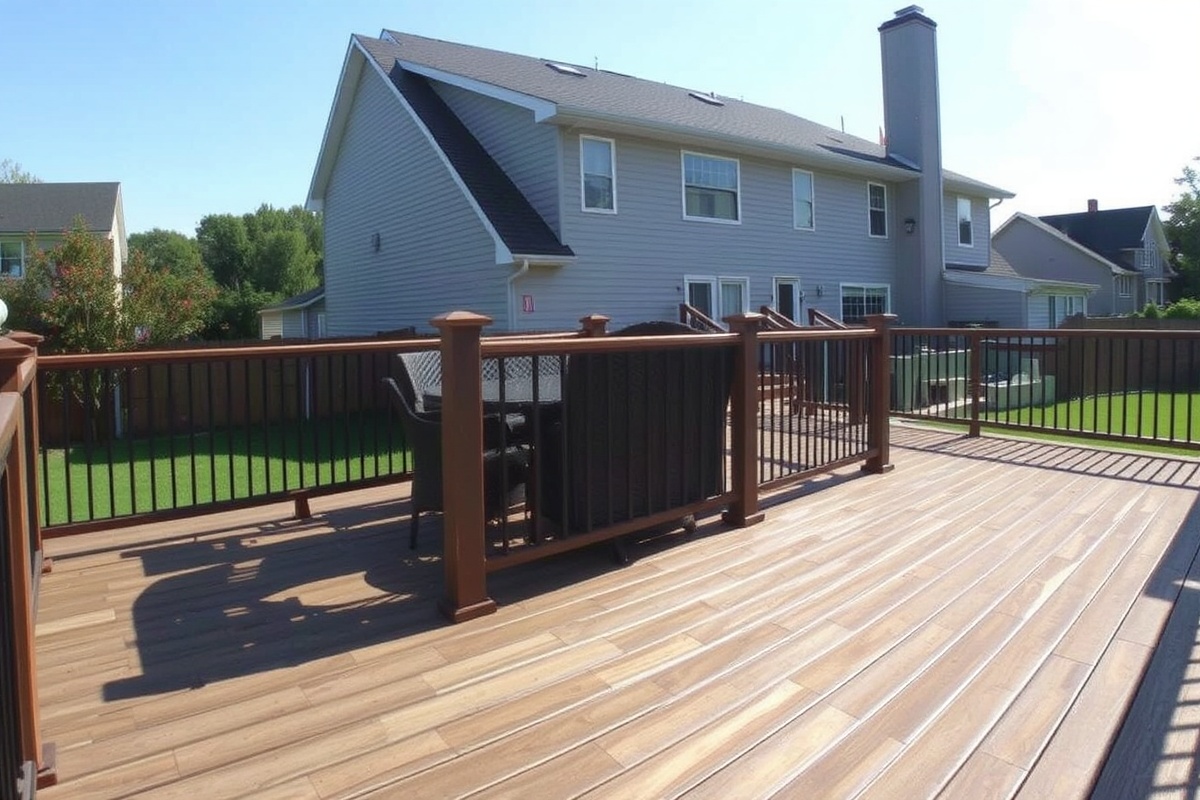 pressure washing composite decking