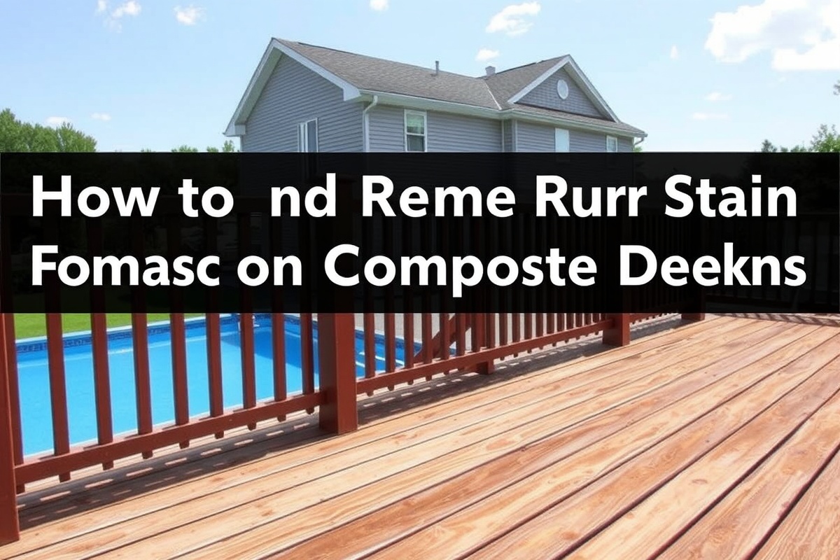 Preventing and Removing Rust Stains on Composite Decks