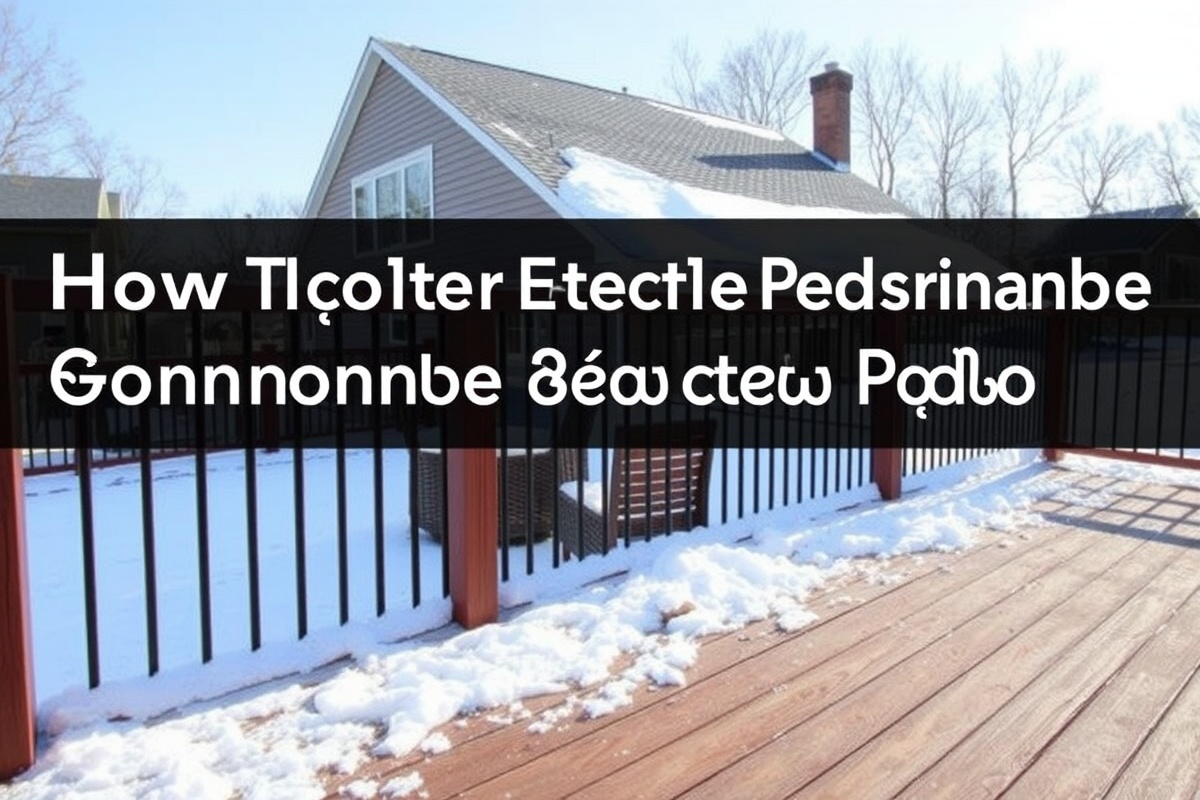 Protect Your Composite Deck: Removing Snow the Right Way