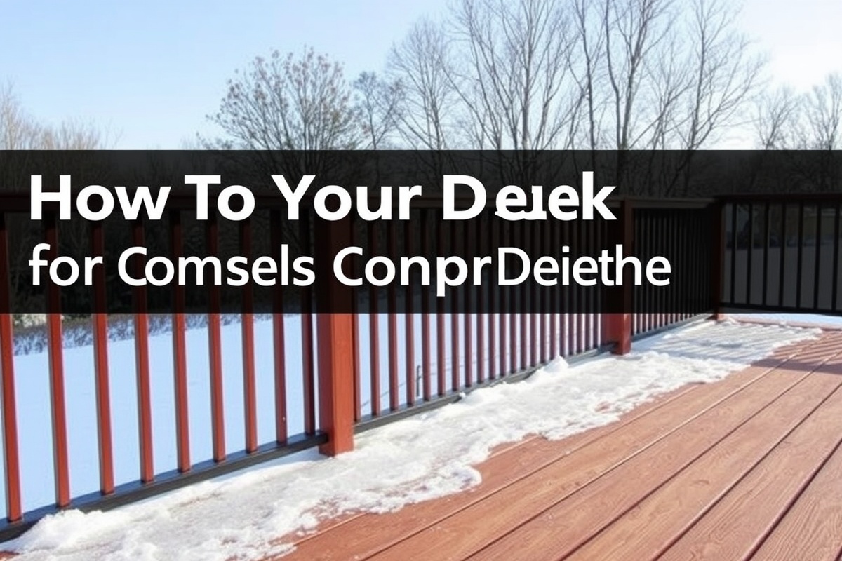 Protect Your Deck: Best Practices for Ice Removal on Composite Materials