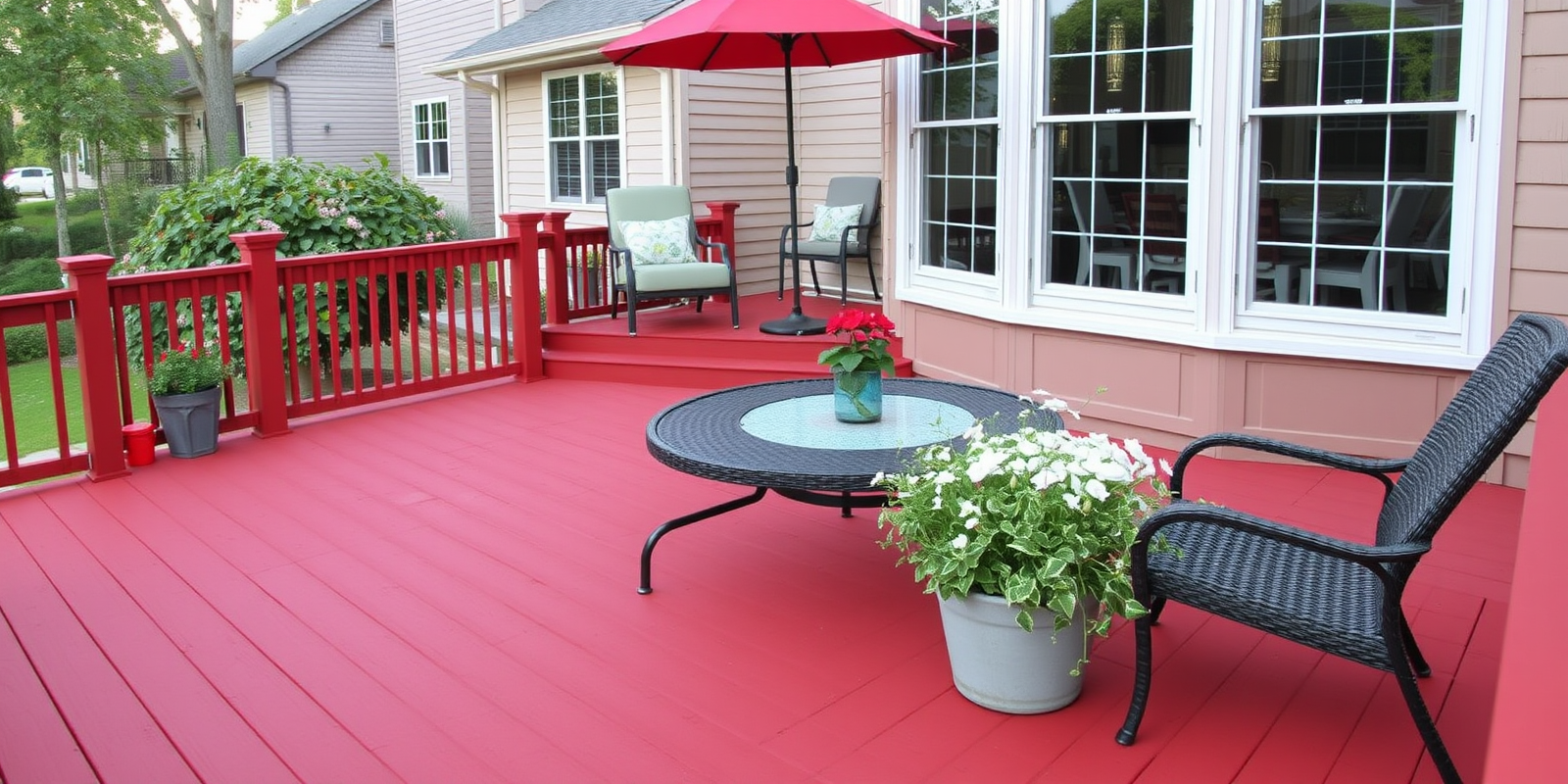 Red Composite Decking: A Bold Statement for Your Home