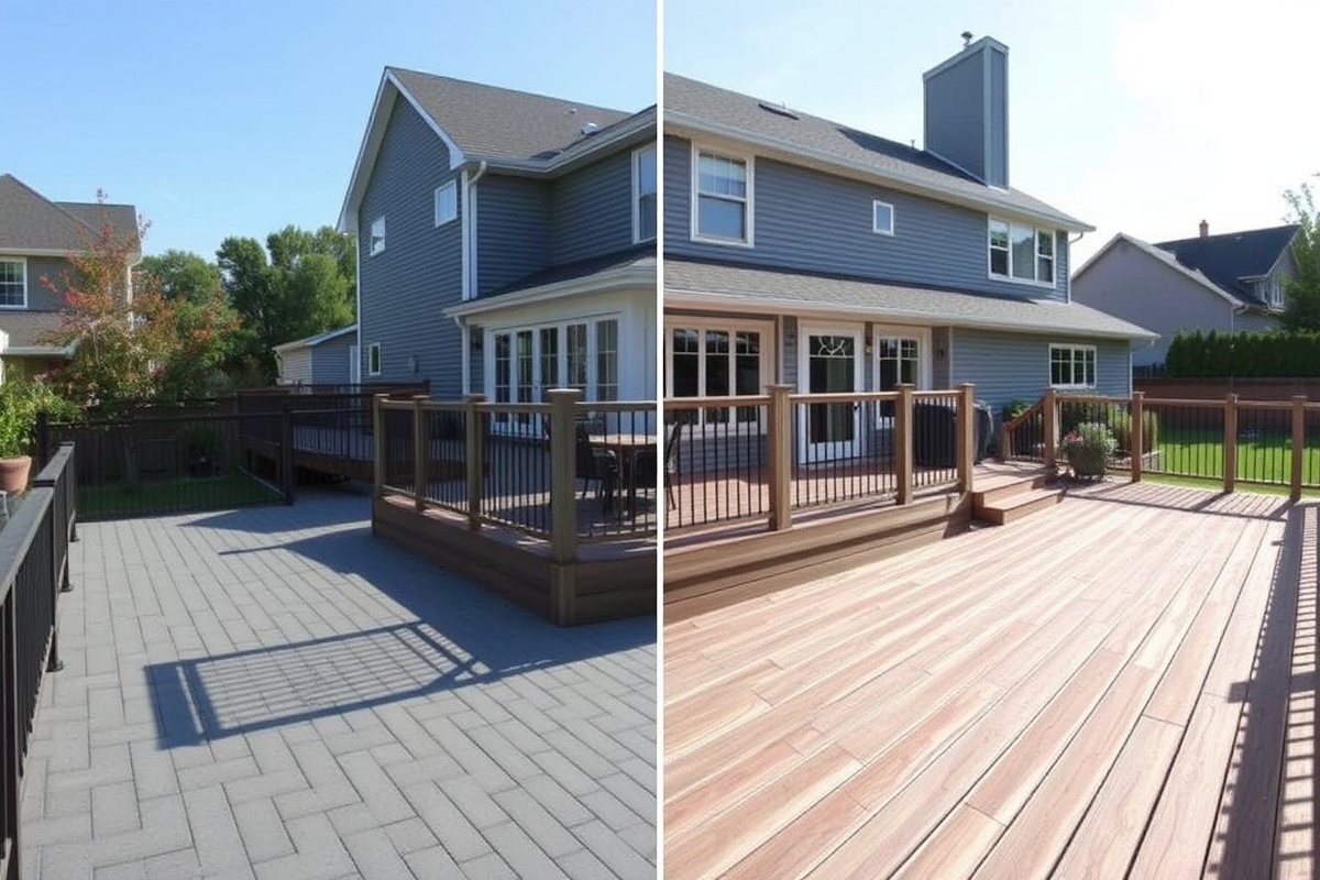 scalloped vs solid composite decking