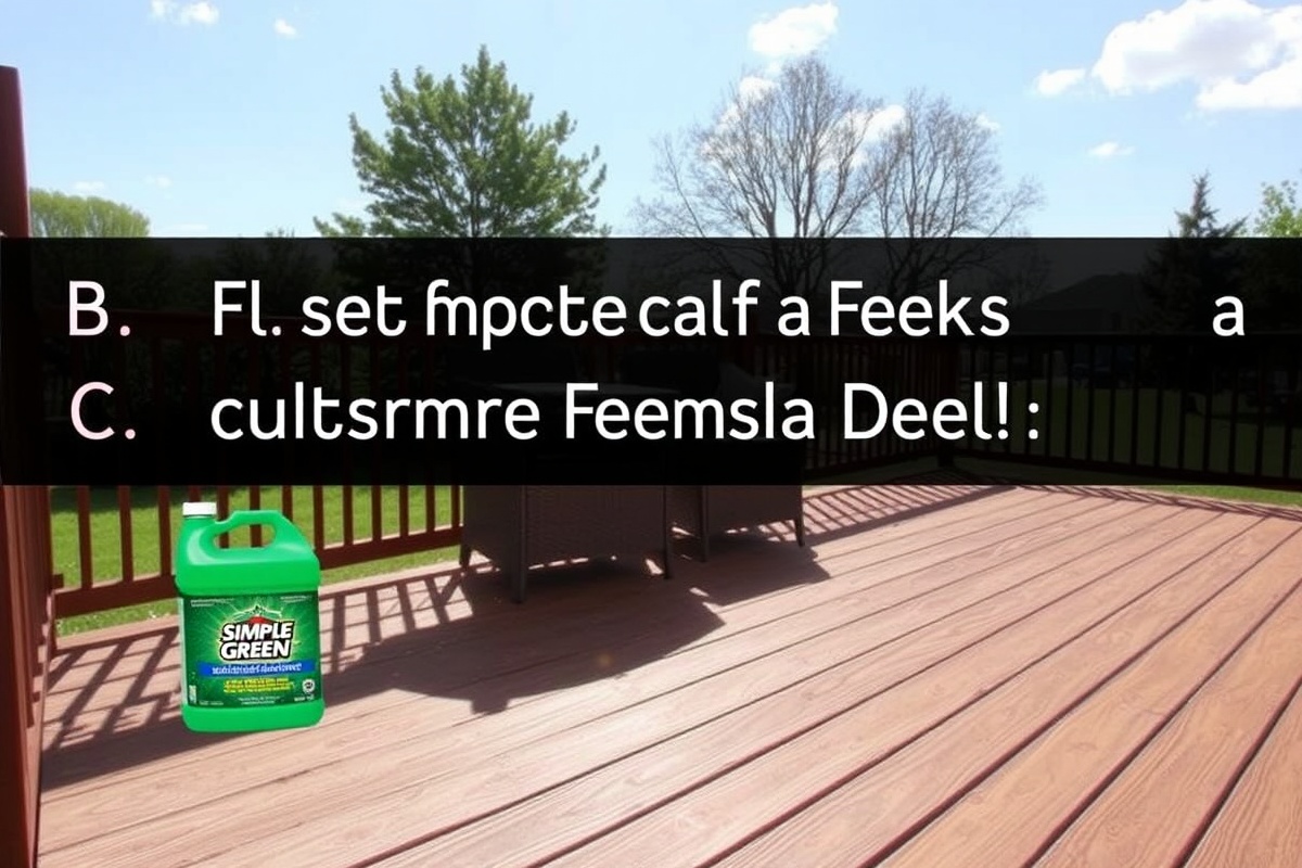 Simple Green: The Best Solution for Composite Deck Cleaning