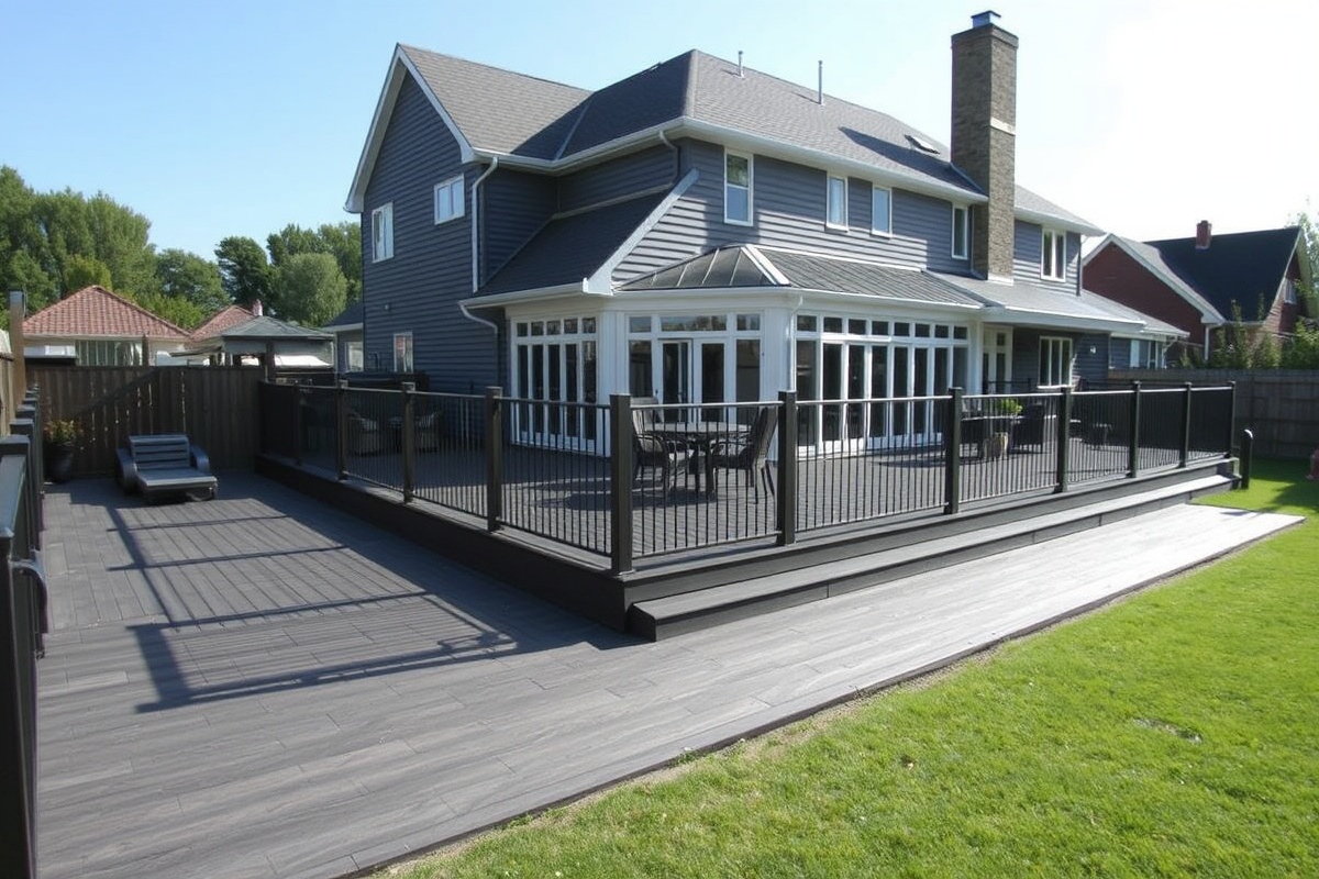 slate composite decking