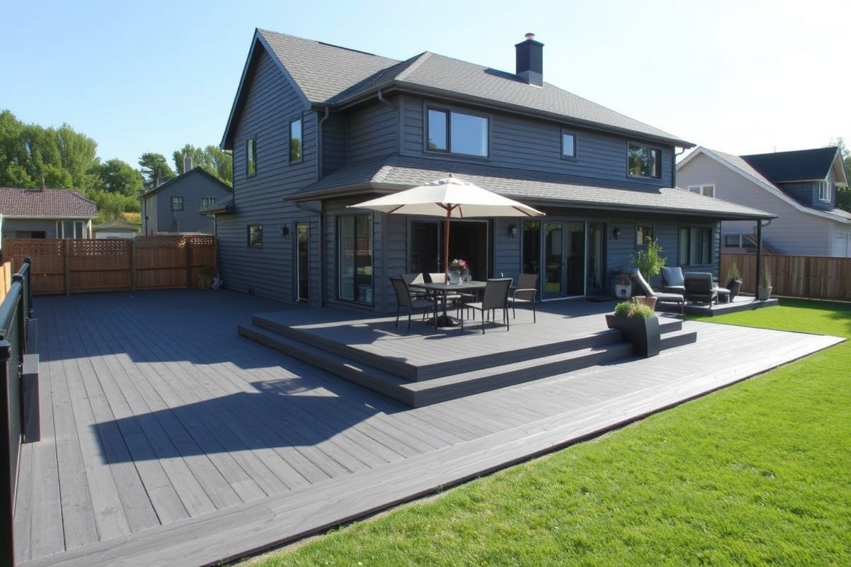 Slate Gray Composite Decking: A Sustainable Choice for Modern Living