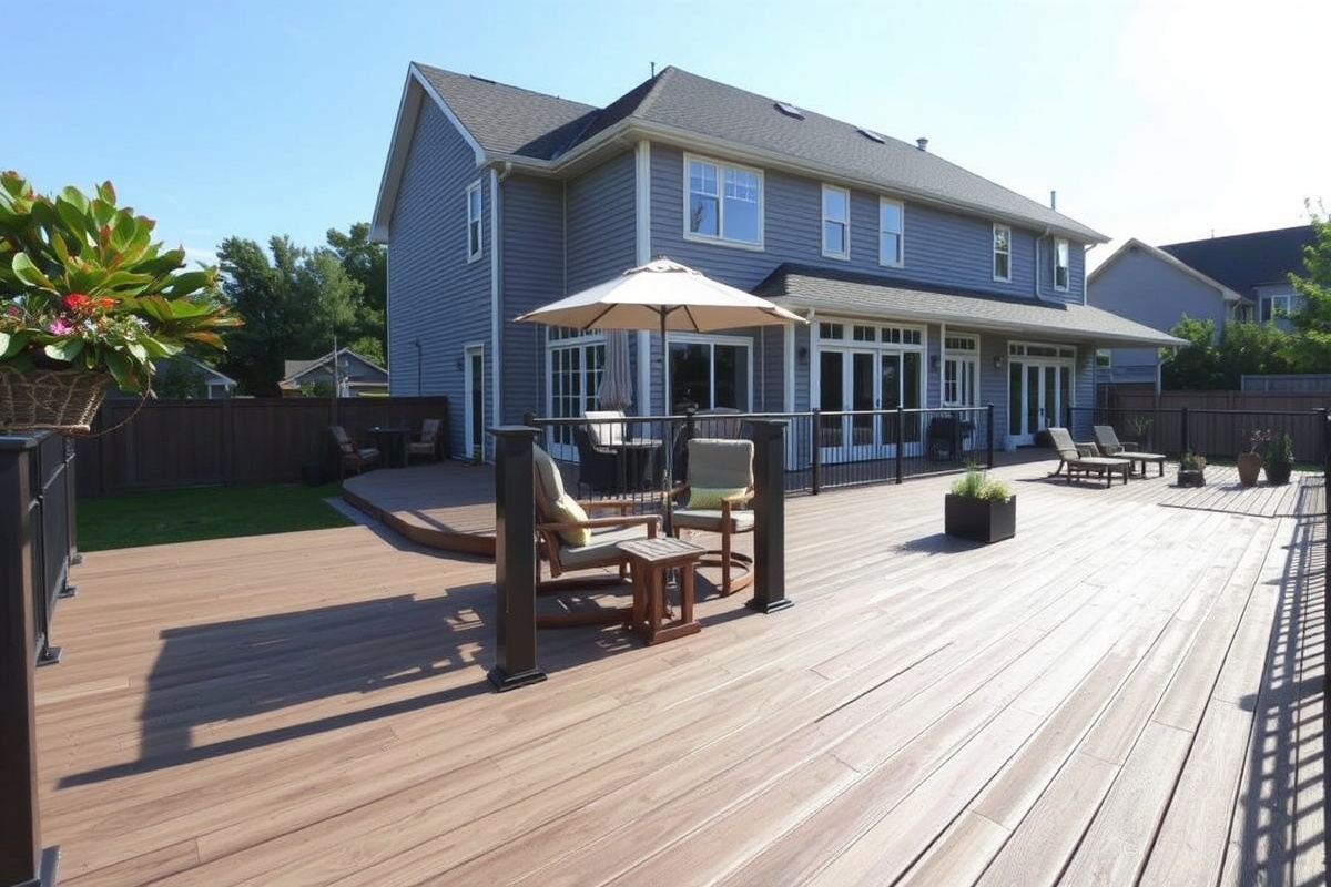 smooth composite decking