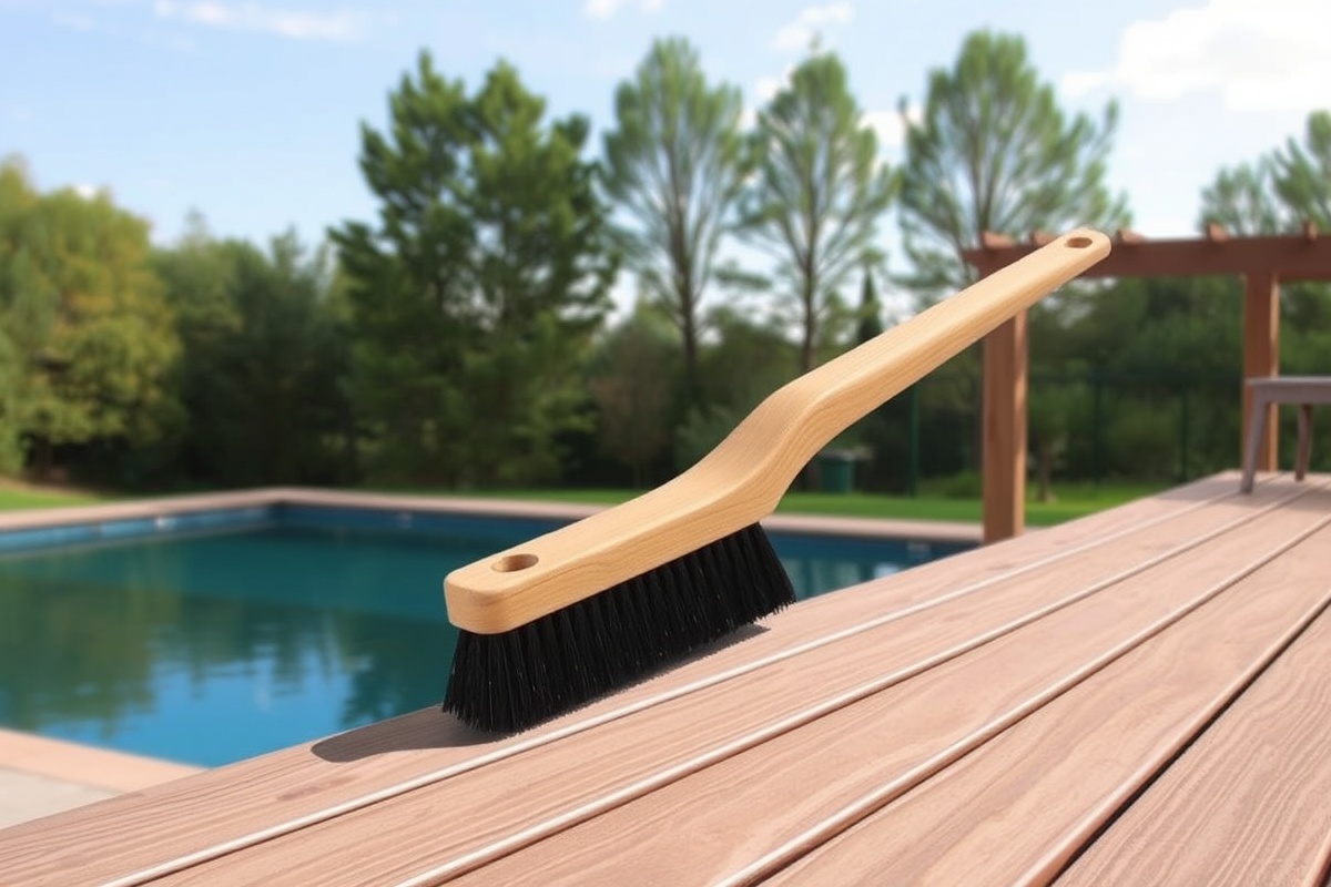 soft bristle brush for composite decking