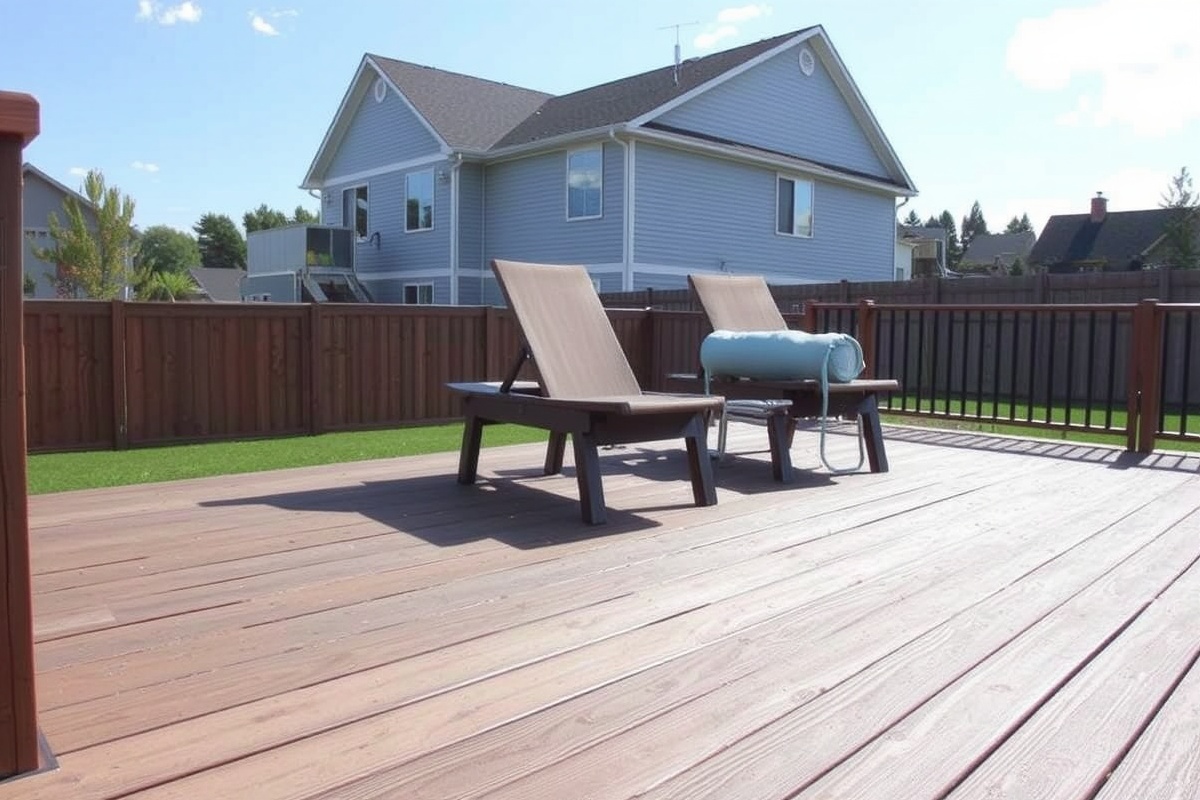 spacing between composite decking