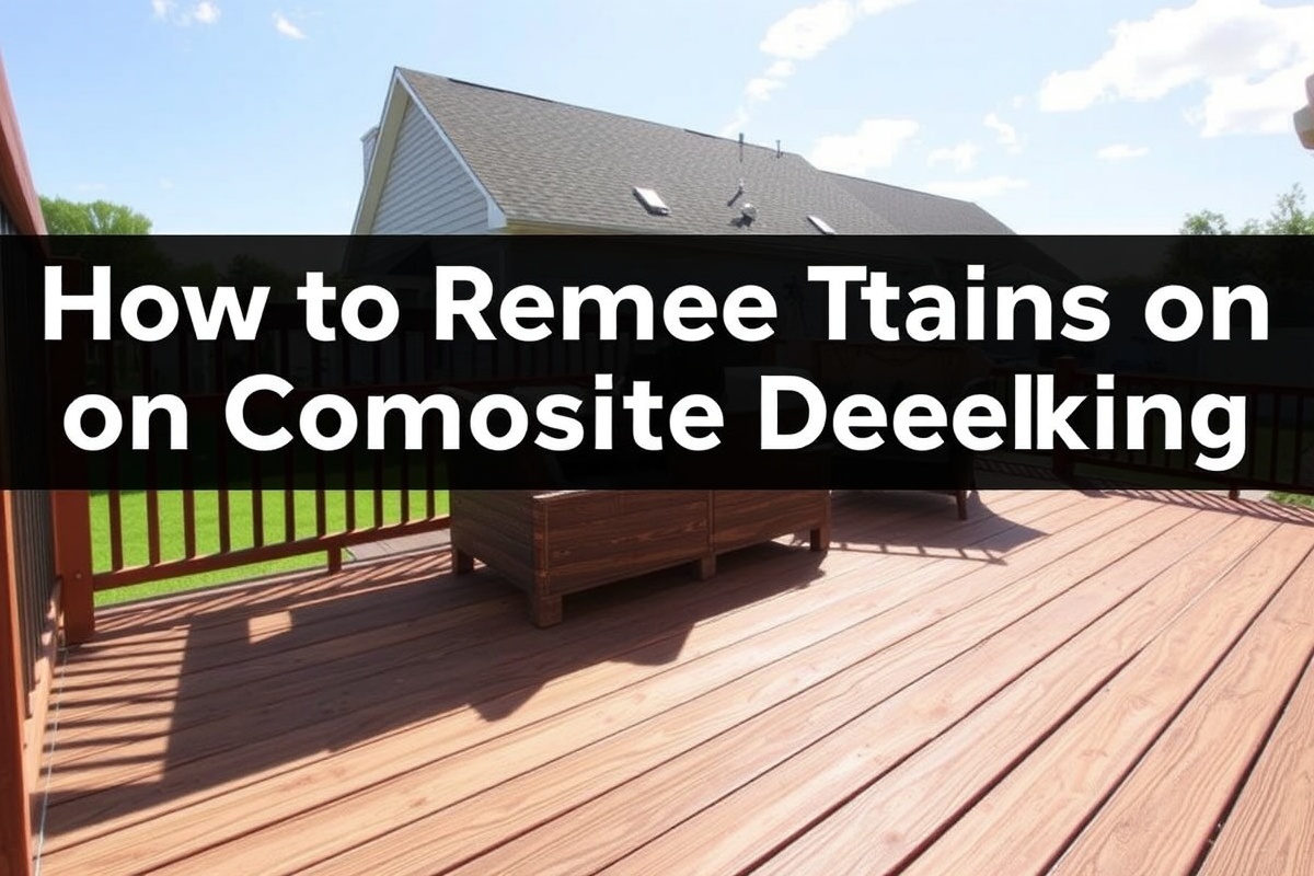 Step-by-Step Guide: Cleaning Composite Decking Stains