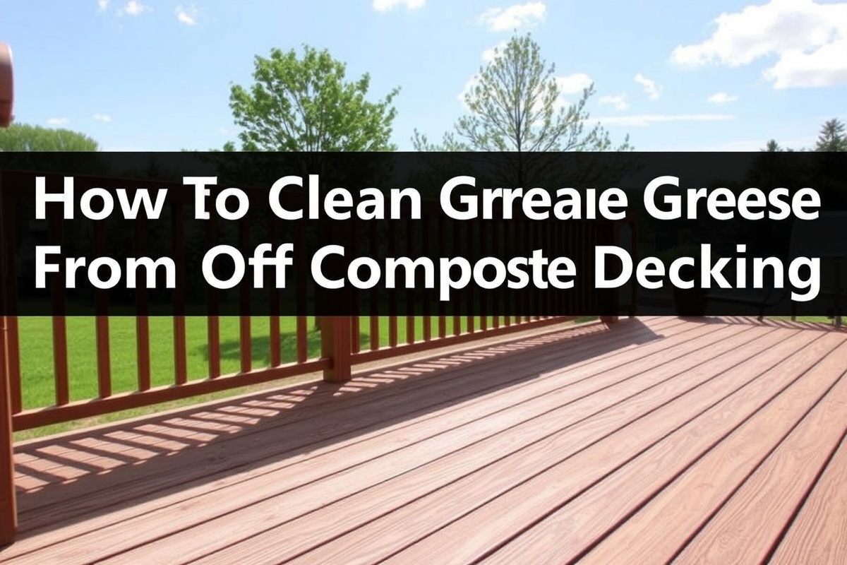 Step-by-Step Guide: Cleaning Grease Off Composite Decking