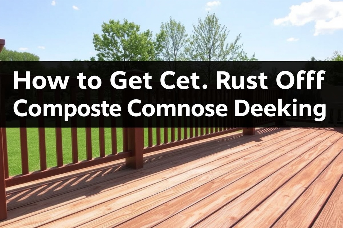 Step-by-Step Guide: Cleaning Rust Off Composite Decking