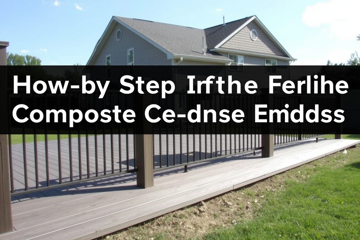 Step-by-Step Guide: Finishing Composite Deck Ends