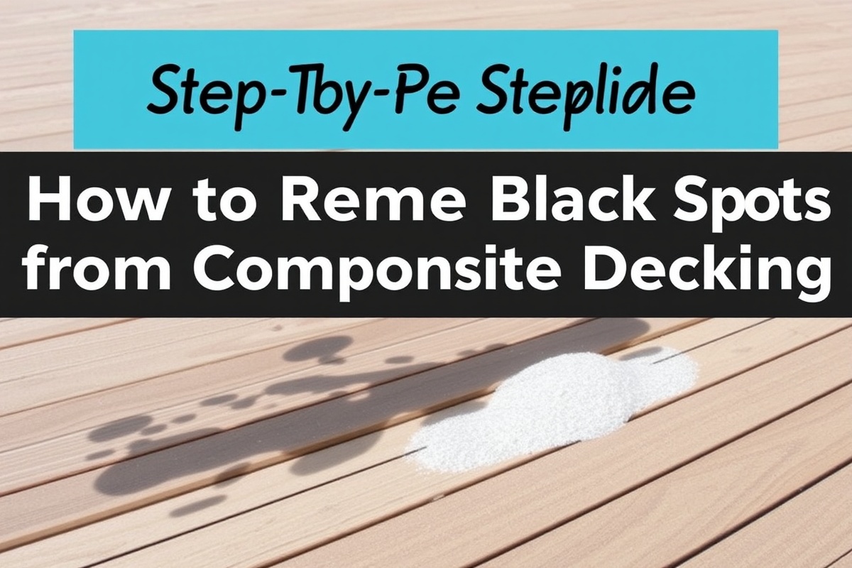 Step-by-Step Guide: How to Remove Black Spots from Composite Decking