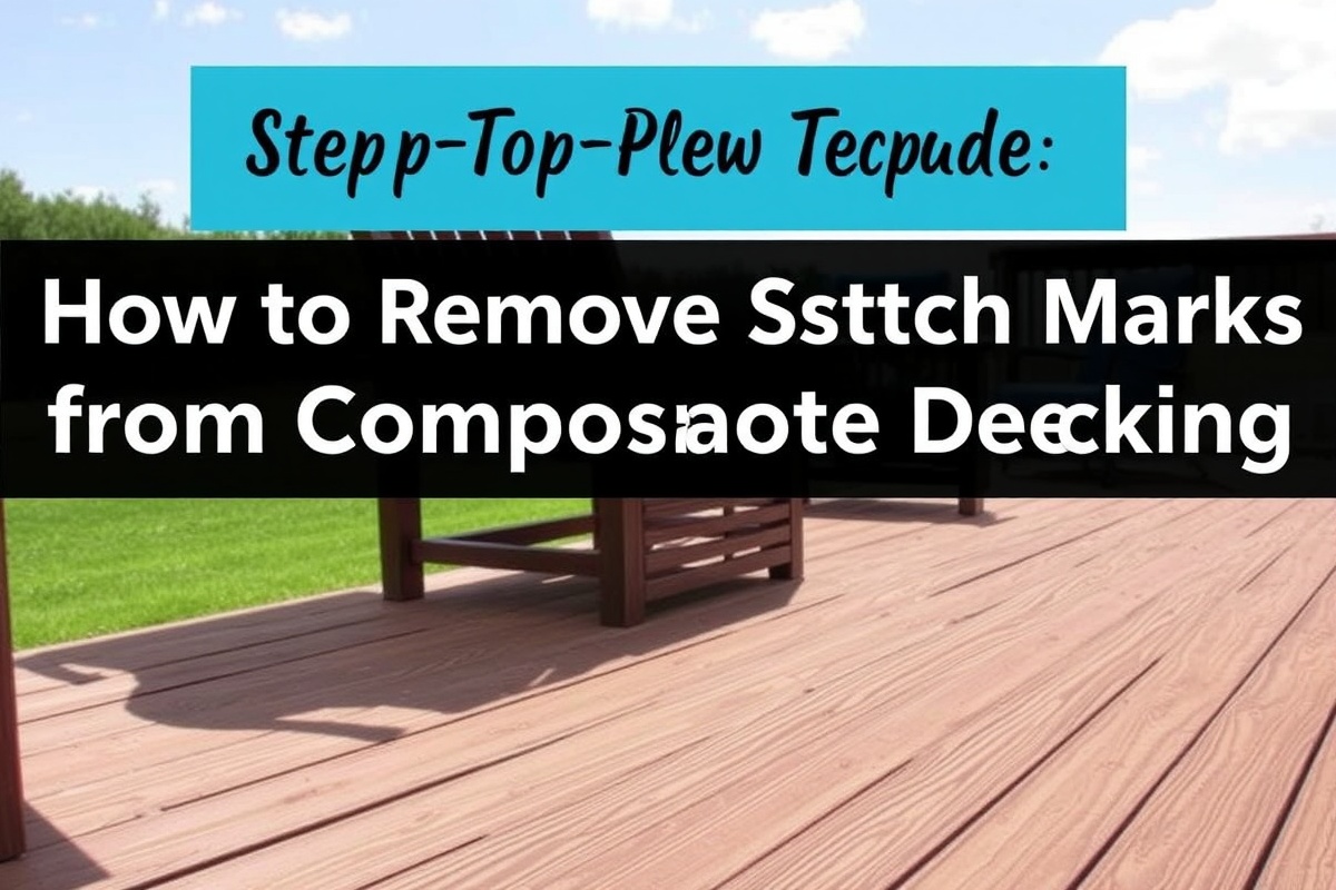 Step-by-Step Guide: How to Remove Scratch Marks from Composite Decking