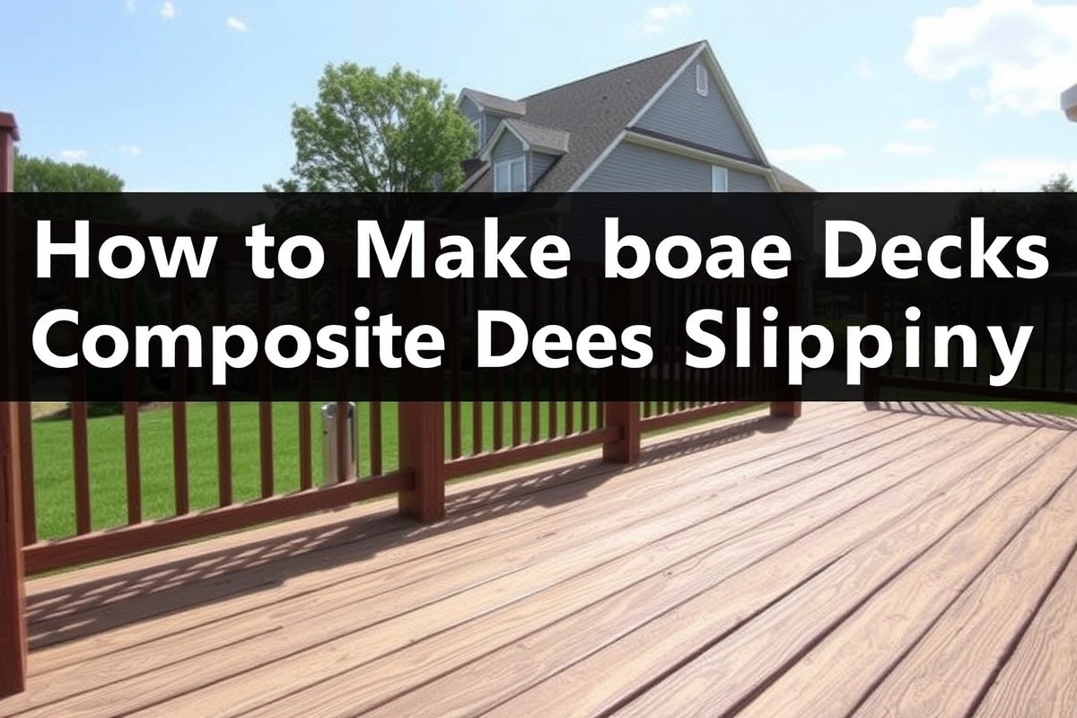 Step-by-Step Guide: Making Composite Decks Less Slippery