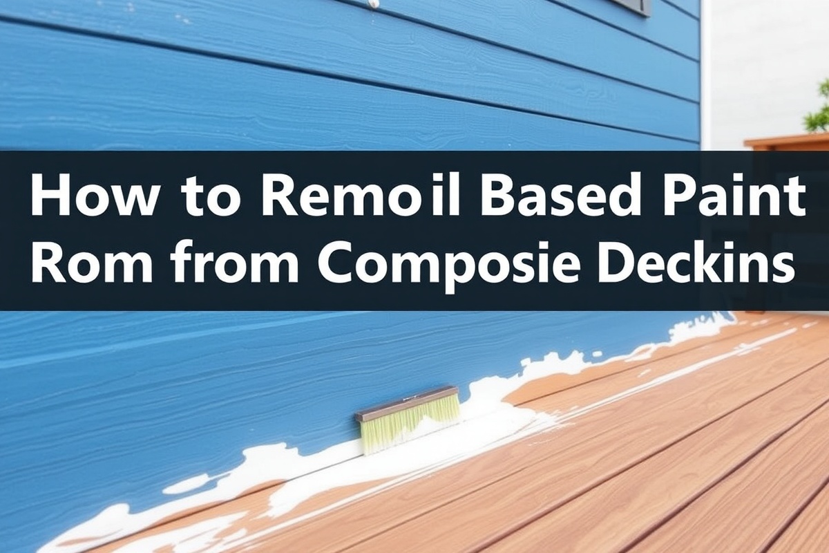 Step-by-Step Guide: Removing Oil-Based Paint from Composite Decking