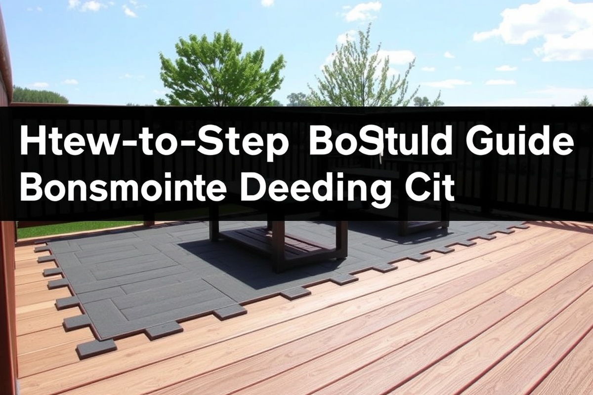 Step-by-Step Guide to Installing Composite Decking Tiles Interlocking