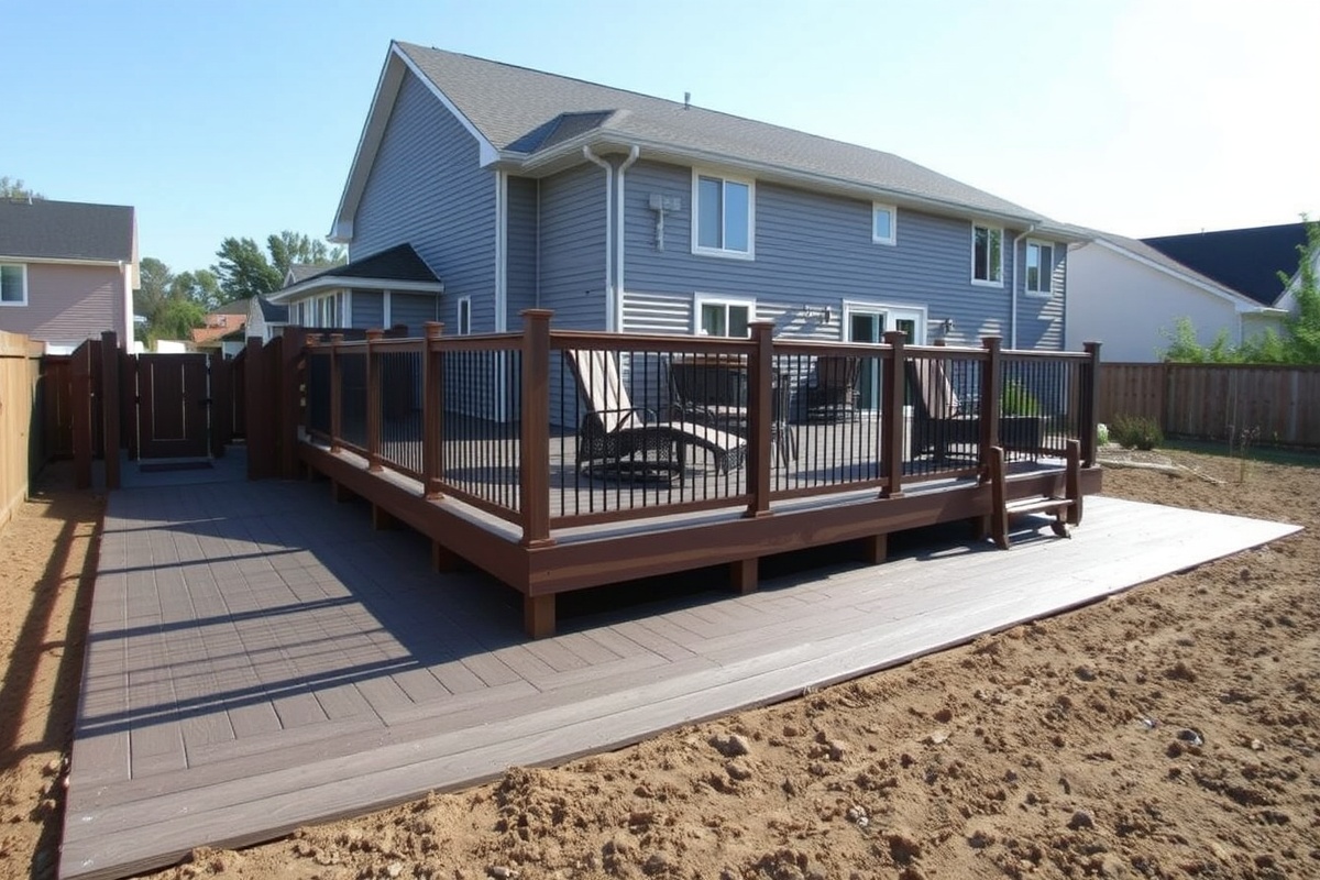 The Benefits and Challenges of Composite Decking Over Dirt