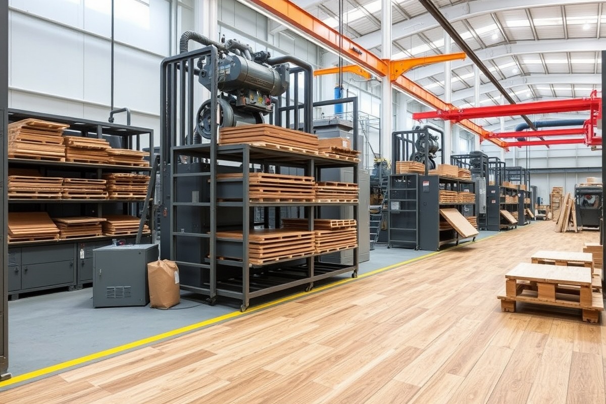 The Future of Flooring: Inside a State-of-the-Art WPC Wooden Flooring Factory