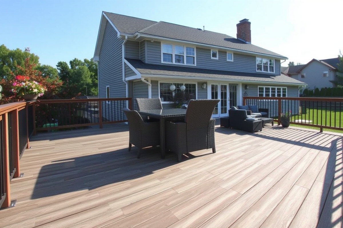 The Impact of Weather on Composite Decking: Fading and Stains