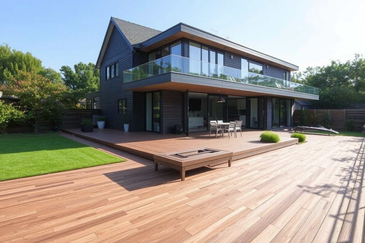 The Impact of WPC Decking Texture on Modern Home Designs