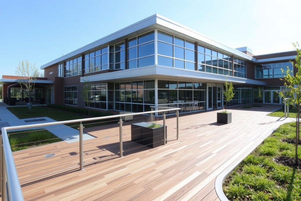 The Role of Composite Decking in Modern Healthcare Design