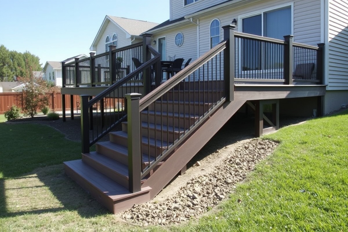 The Role of Composite Decking Stair Risers in Modern Outdoor Design