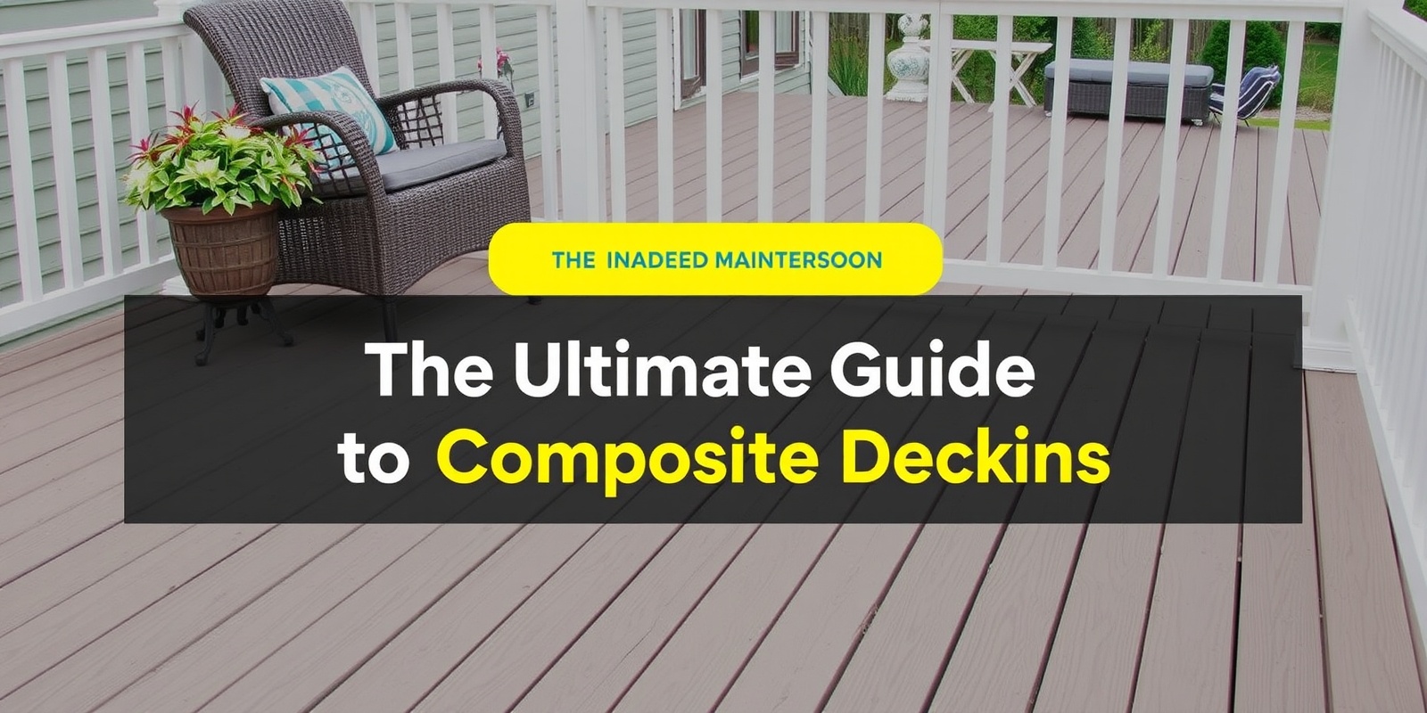 The Ultimate Guide to Composite Deck Maintenance