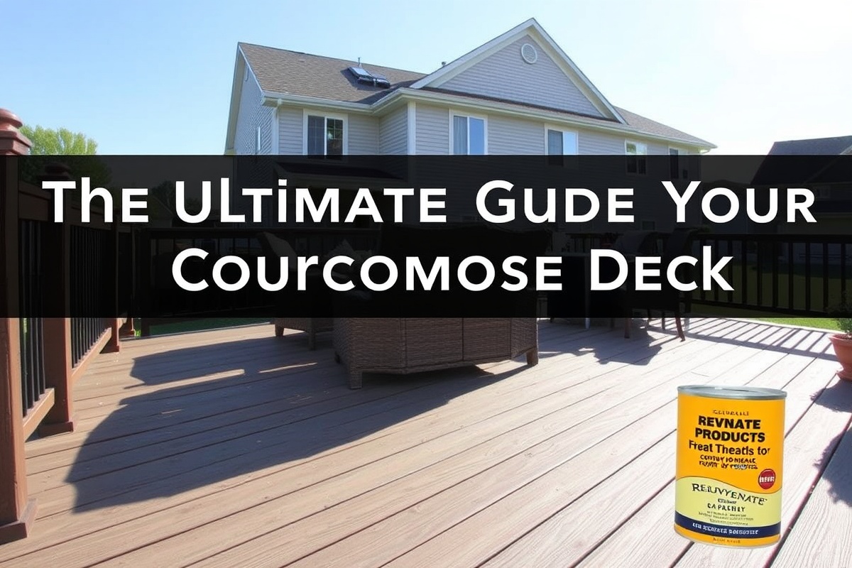 The Ultimate Guide to Maintaining Your Composite Deck with Rejuvenate Products