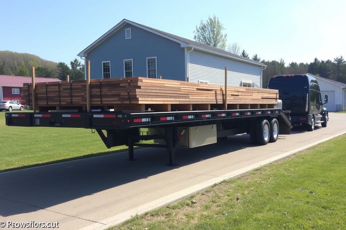 The Ultimate Guide to Shipping Composite Decking on a Flatbed Trailer