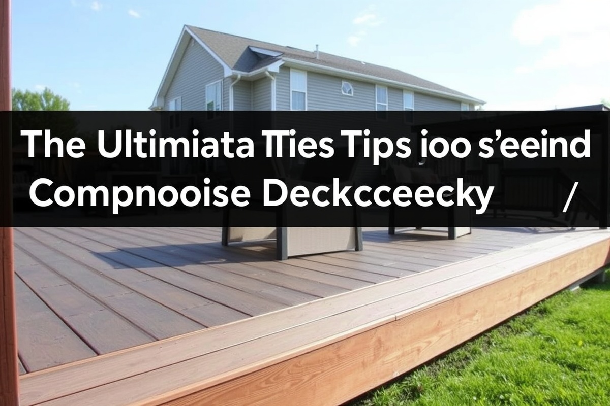 The Ultimate Tips for Joining Composite Decking Successfully